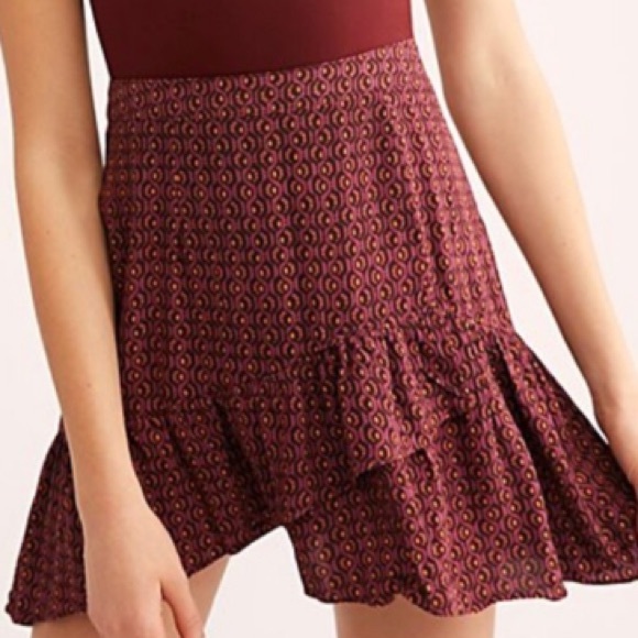 Free People Nadia Ruffle Skirt - Picture 2 of 9